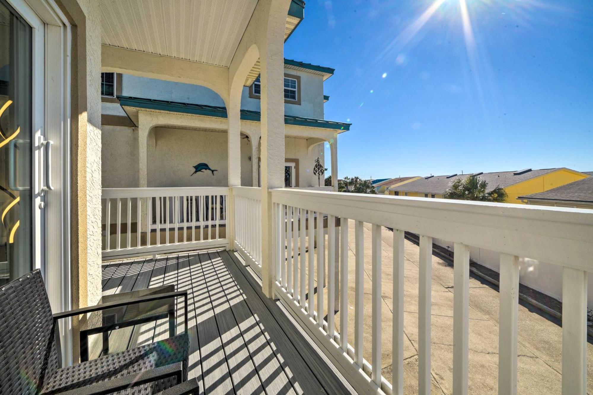 Sunny Pcb Home With Balcony Steps To The Beach! Panama City Beach Exteriér fotografie